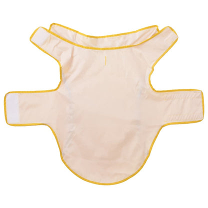 Hunde Regenmantel mit Reflexstreifen Polyester Gelb 2XL