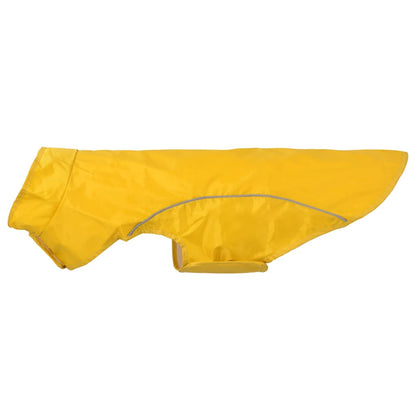 Hunde Regenmantel mit Reflexstreifen Polyester Gelb 2XL