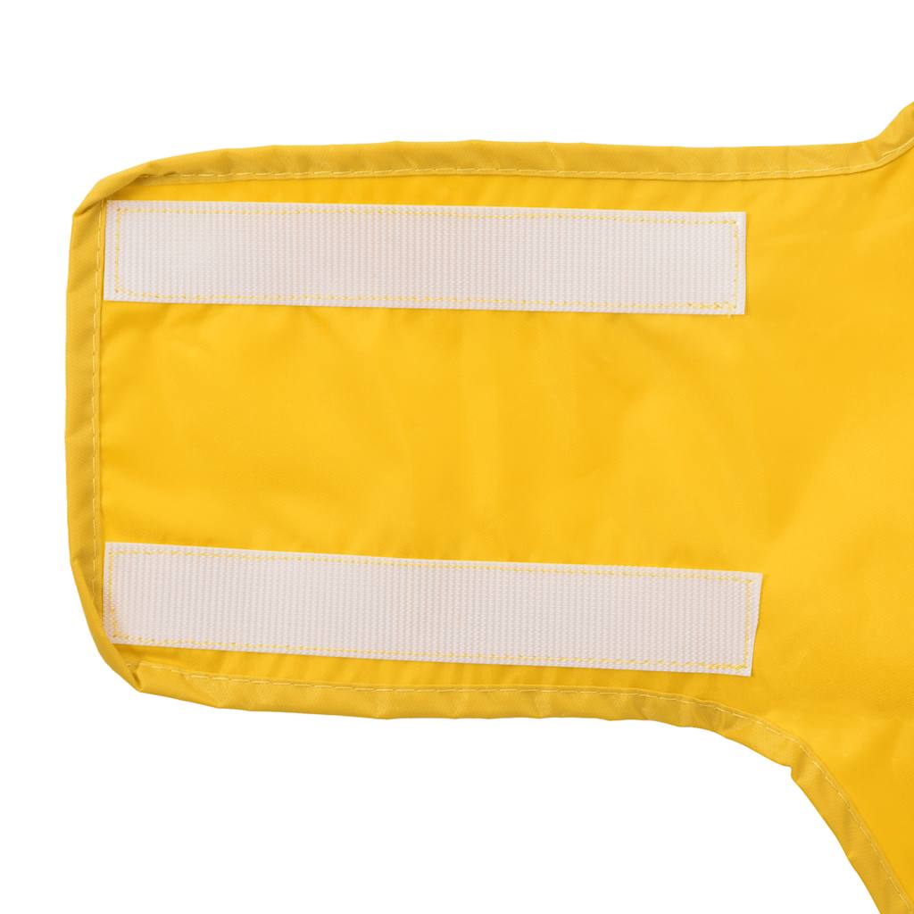 Hunde Regenmantel mit Reflexstreifen Polyester Gelb 2XL
