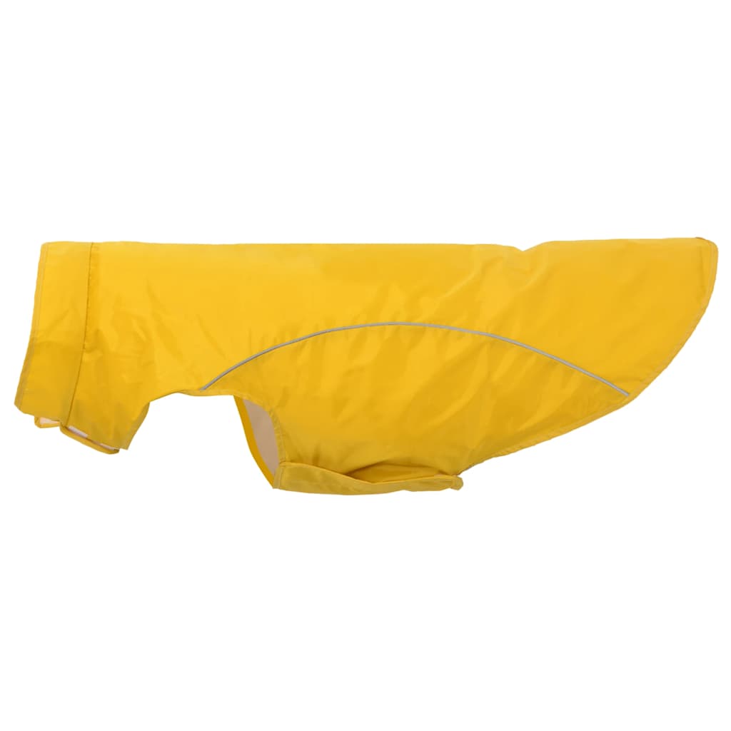 Hunde Regenmantel mit Reflexstreifen Polyester Gelb 4XL