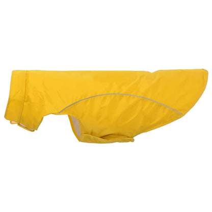 Hunde Regenmantel mit Reflexstreifen Polyester Gelb 4XL