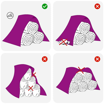 Strohvlies 9,8x12,5 m 140 g/m² Polypropylen