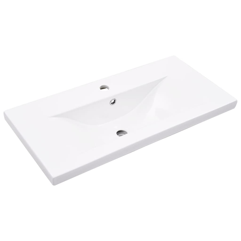 Waschbeckenunterschrank mit Einbaubecken Artisan-Eiche