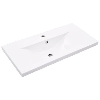 Waschbeckenunterschrank mit Einbaubecken Artisan-Eiche