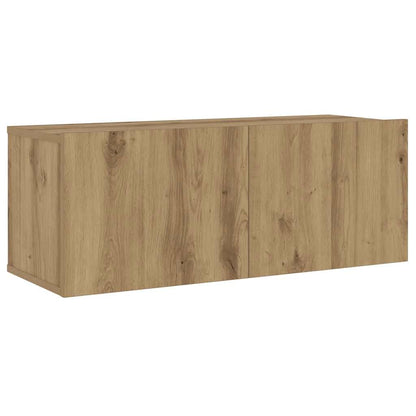 TV-Wandschränke 4 Stk. Artisan-Eiche Holzwerkstoff