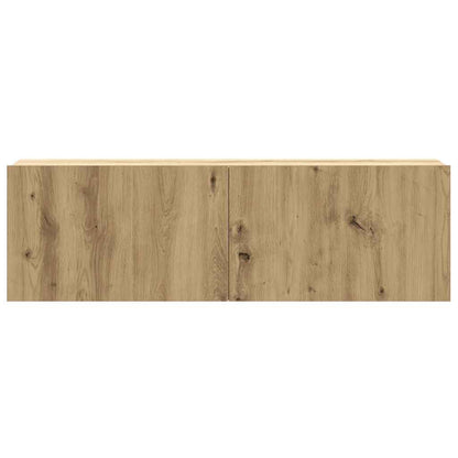 5-tlg. TV-Schrank-Set Wandmontage Artisan-Eiche Holzwerkstoff