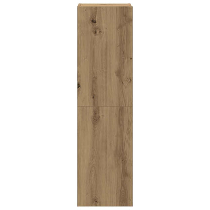 7-tlg. TV-Schrank-Set Wandmontage Artisan-Eiche Holzwerkstoff