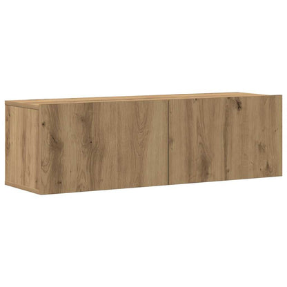 3-tlg. TV-Schrank-Set Wandmontage Artisan-Eiche Holzwerkstoff