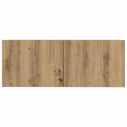 7-tlg. TV-Schrank-Set Wandmontage Artisan-Eiche Holzwerkstoff