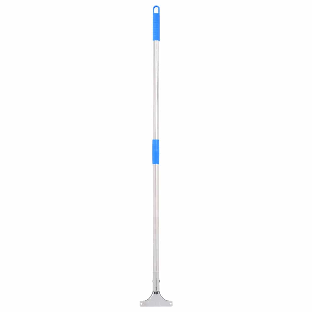 Wasserschieber mit Stielen 5 Stk. 45,5x119,5 cm Stahl und Gummi