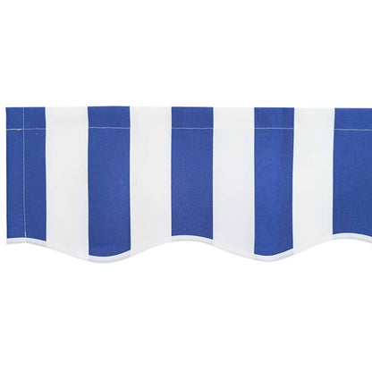 Markisen-Ersatzstoff Blau und weiß 350 x 200 cm Segeltuch