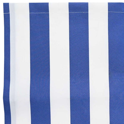 Markisen-Ersatzstoff Blau und weiß 400 x 200 cm Segeltuch