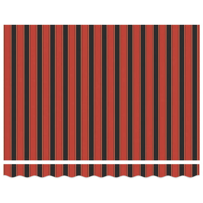 Markisen-Ersatzstoff Mehrfarbig 350 x 200 cm Segeltuch