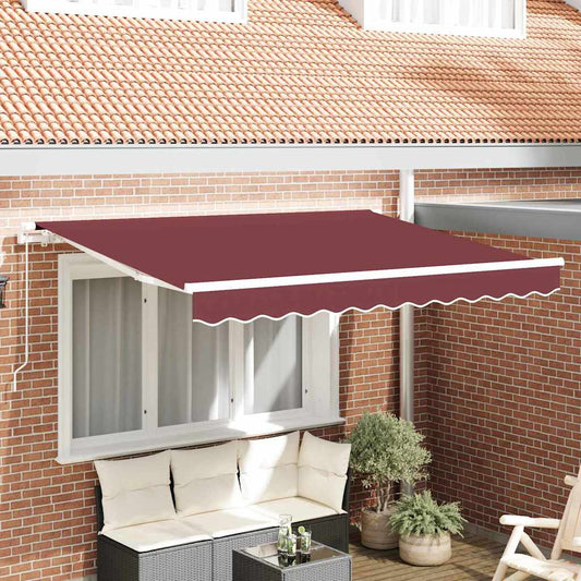 Markisen-Ersatzstoff Bordeauxrot 350 x 200 cm Segeltuch