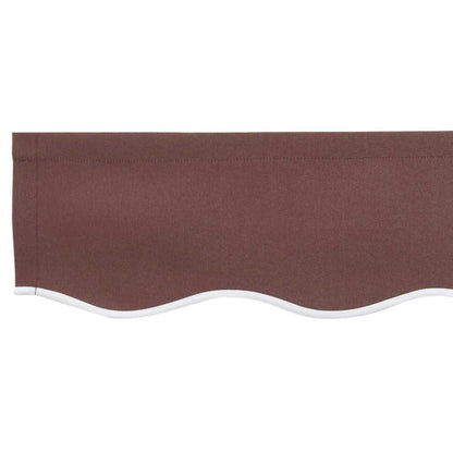 Markisen-Ersatzstoff Braun 350 x 200 cm Segeltuch