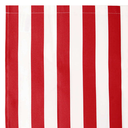 Markisen-Ersatzstoff Rot und Weiß 350 x 200 cm Segeltuch
