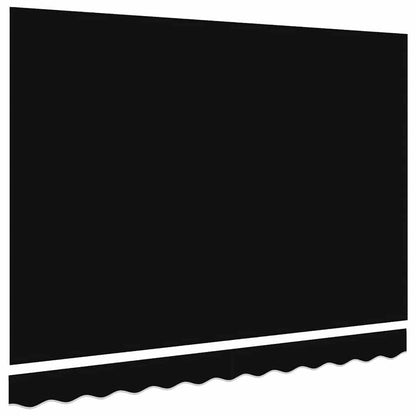 Markisen-Ersatzstoff Schwarz 300 x 250 cm Segeltuch