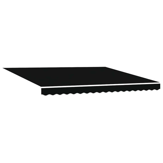 Markisen-Ersatzstoff Schwarz 400 × 300 cm Segeltuch
