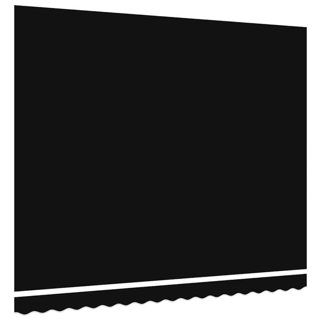 Markisen-Ersatzstoff Schwarz 400 × 300 cm Segeltuch
