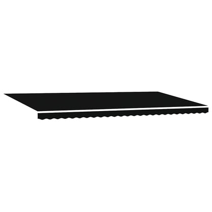 Markisen-Ersatzstoff Schwarz 600 × 300 cm Segeltuch