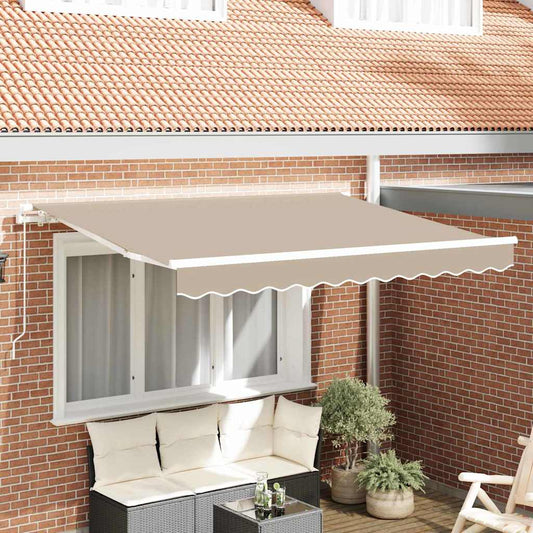 Markisen-Ersatzstoff Beige 350 x 250 cm Segeltuch