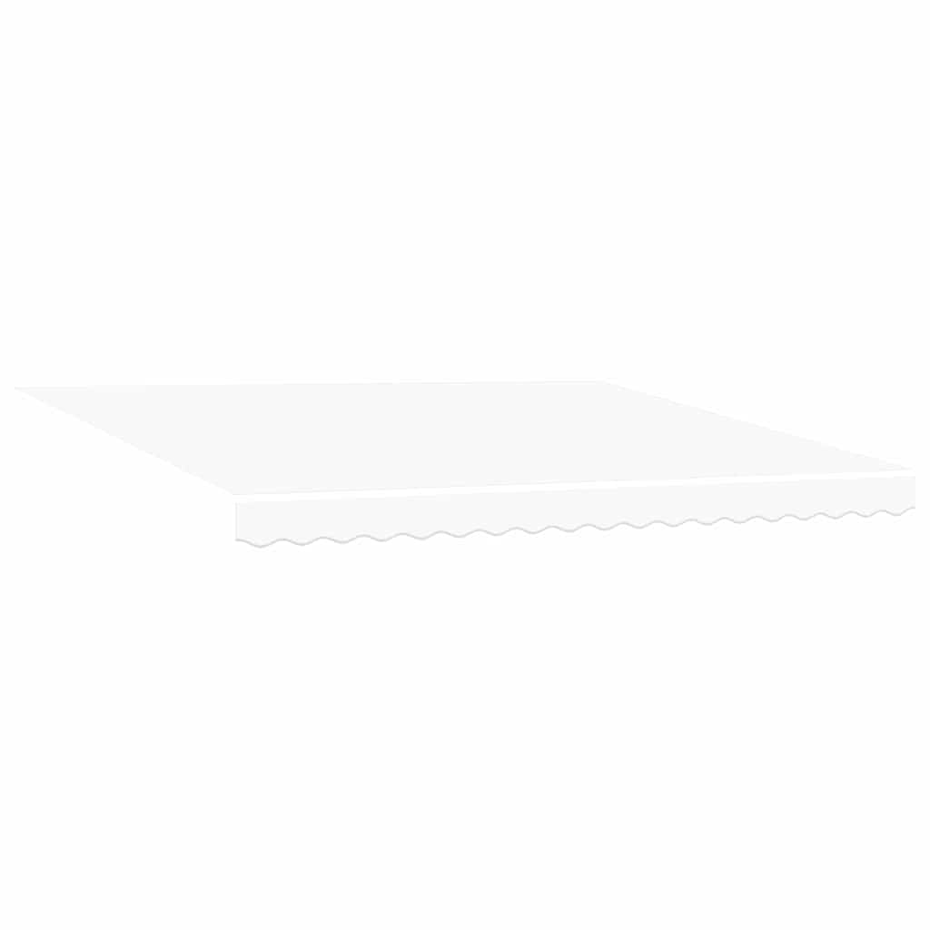 Markisen-Ersatzstoff Weiß 400 × 300 cm Segeltuch