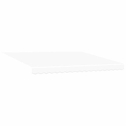 Markisen-Ersatzstoff Weiß 400 × 300 cm Segeltuch