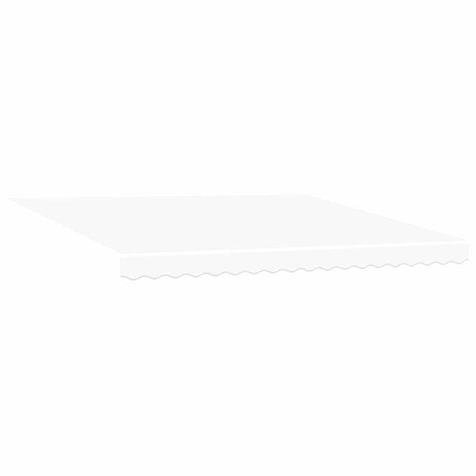 Markisen-Ersatzstoff Weiß 400 × 350 cm Segeltuch