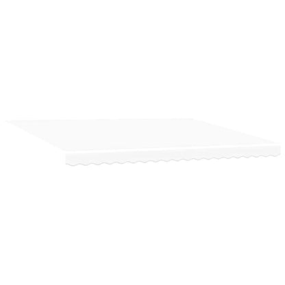 Markisen-Ersatzstoff Weiß 450 × 350 cm Segeltuch