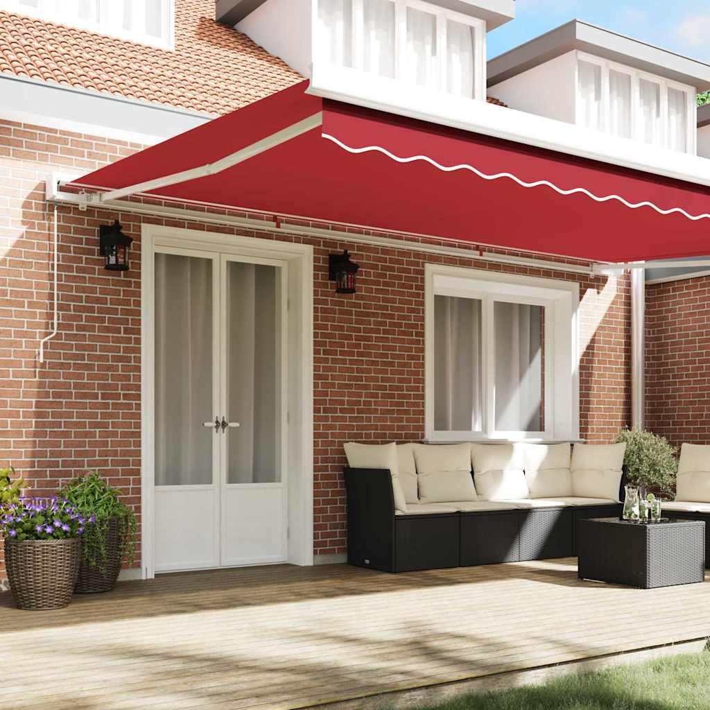 Markisen-Ersatzstoff Rot 500 x 350 cm Segeltuch
