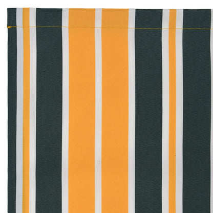 Markisen-Ersatzstoff Grün und Gelb 450 × 350 cm Segeltuch