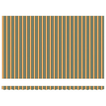 Markisen-Ersatzstoff Grün und Gelb 500 x 350 cm Segeltuch