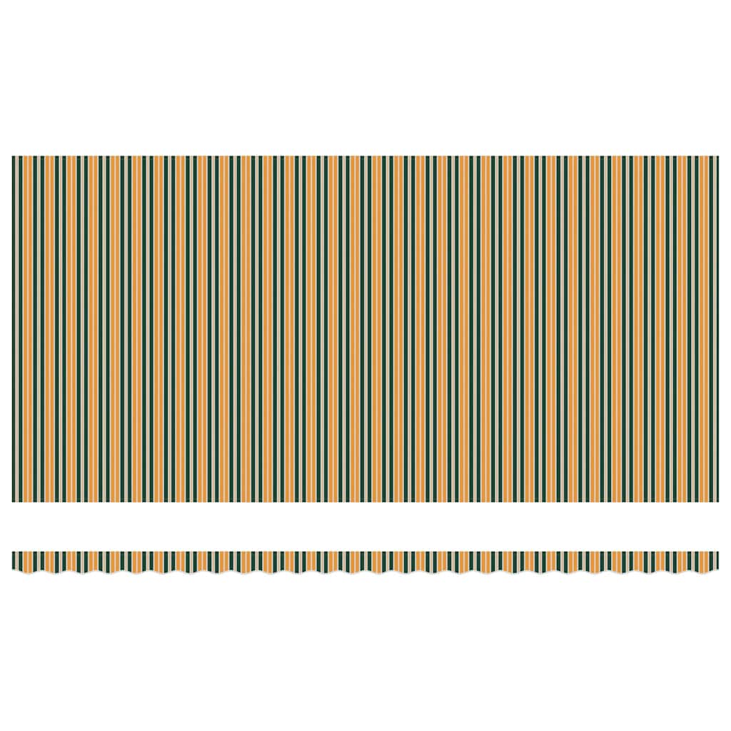 Markisen-Ersatzstoff Grün und Gelb 600 x 300 cm Segeltuch