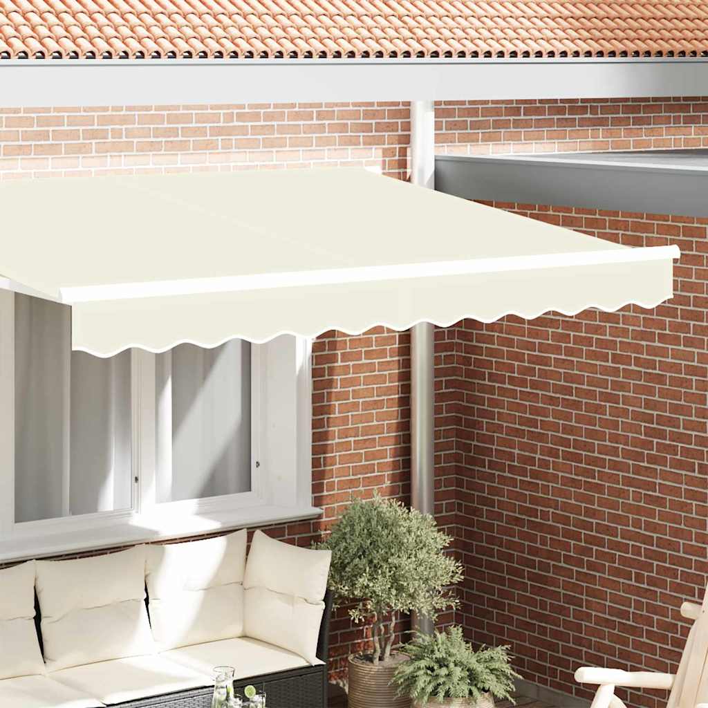 Markisenfranse Creme 2,3 x 0,2 m Segeltuch