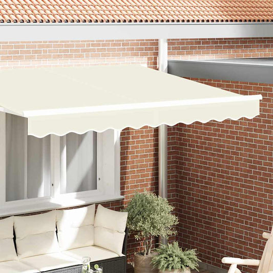 Markisenfranse Creme 2,3 x 0,2 m Segeltuch