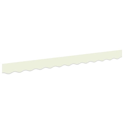 Markisenfranse Creme 2,3 x 0,2 m Segeltuch