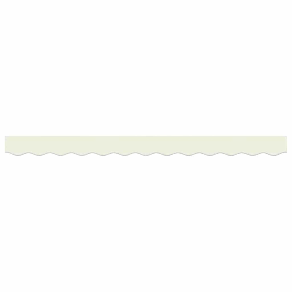 Markisenfranse Creme 2,3 x 0,2 m Segeltuch