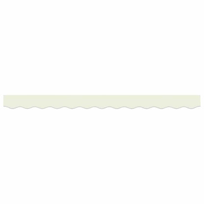 Markisenfranse Creme 2,3 x 0,2 m Segeltuch