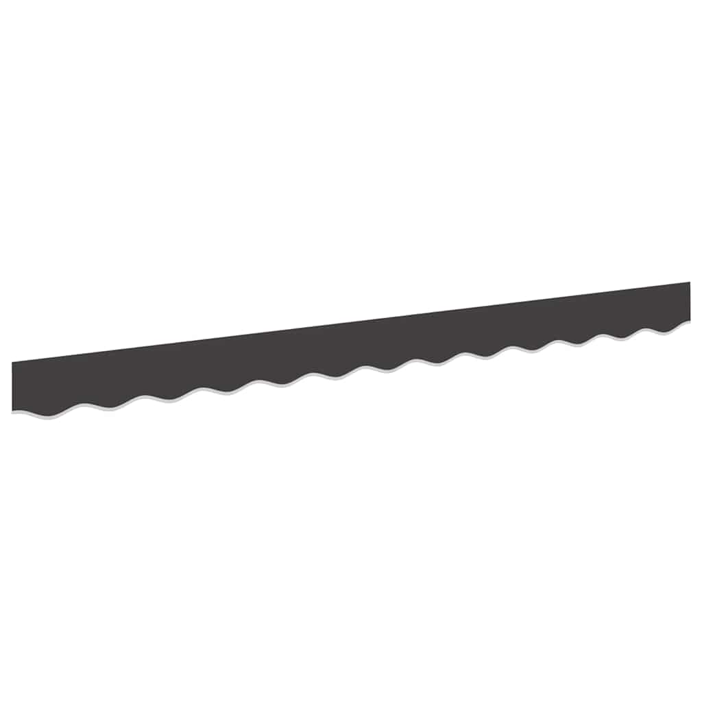 Markisenfranse Anthrazit 2,3 x 0,2 m Segeltuch