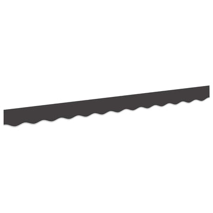 Markisenfranse Anthrazit 2,3 x 0,2 m Segeltuch
