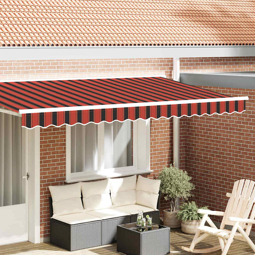 Markisenfranse Mehrfarbig 3,8 x 0,2 m Segeltuch