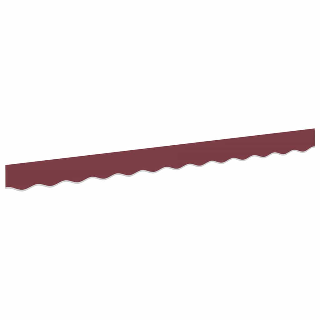 Markisenfranse Bordeauxrot 2,3 x 0,2 m Segeltuch