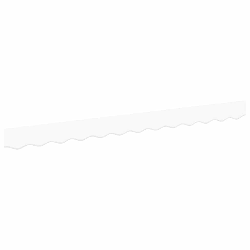 Markisenfranse Weiß 2,8 x 0,2 m Segeltuch