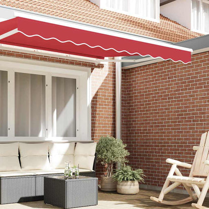 Markisenfranse Rot 2,3 x 0,2 m Segeltuch