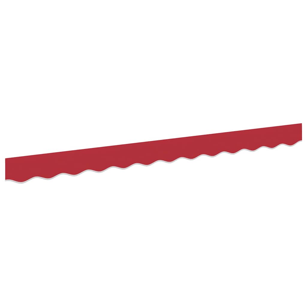 Markisenfranse Rot 2,3 x 0,2 m Segeltuch