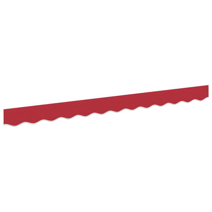 Markisenfranse Rot 2,3 x 0,2 m Segeltuch