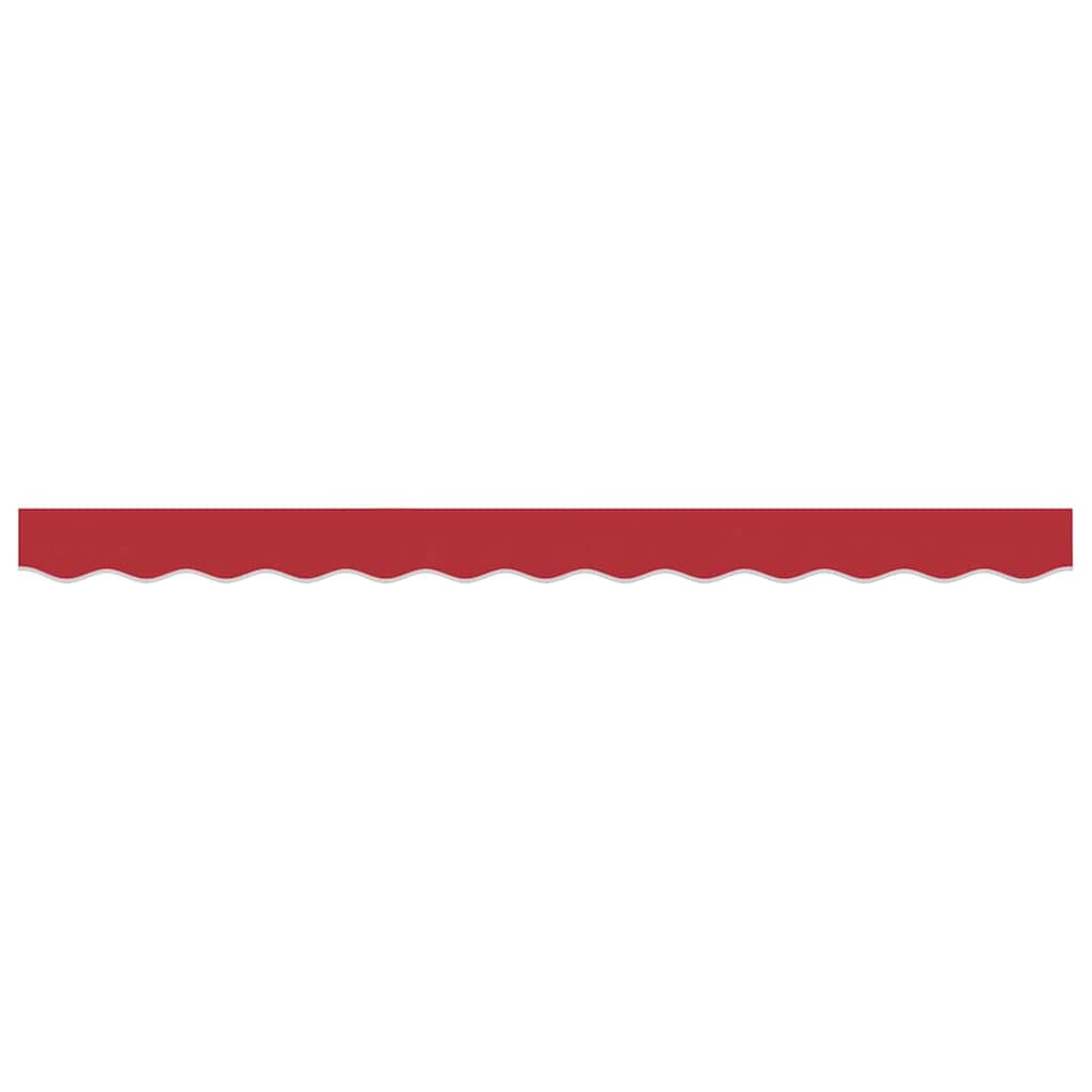 Markisenfranse Rot 2,3 x 0,2 m Segeltuch