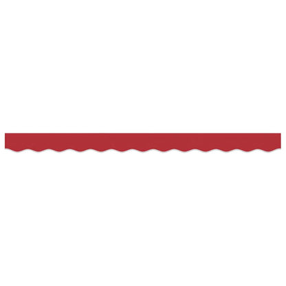 Markisenfranse Rot 2,3 x 0,2 m Segeltuch