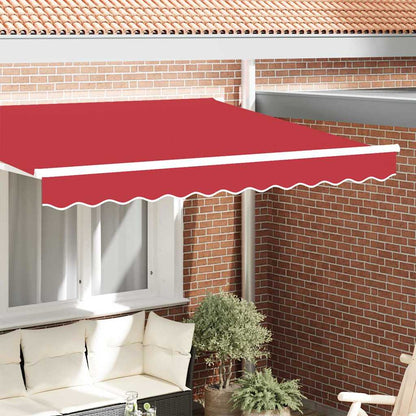 Markisenfranse Rot 2,8 x 0,2 m Segeltuch