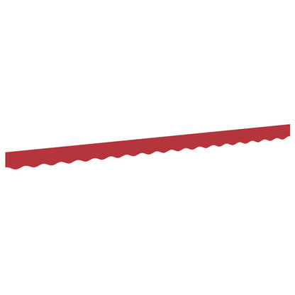 Markisenfranse Rot 3,3 x 0,2 m Segeltuch